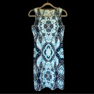 Stretchy Petite PP Dress from Macy's Light Blue